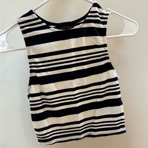 Striped Cropped Tank